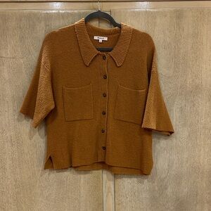 Madewell button down crop top!